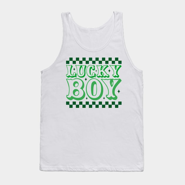 Lucky Boy Tank Top by MZeeDesigns